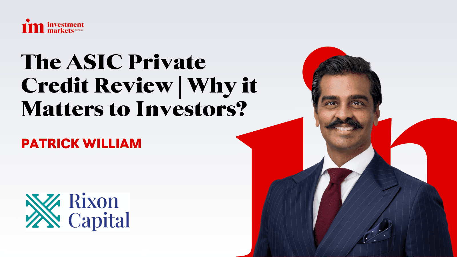 Investment Markets | The ASIC Private Credit Review – Why it Matters to Investors?