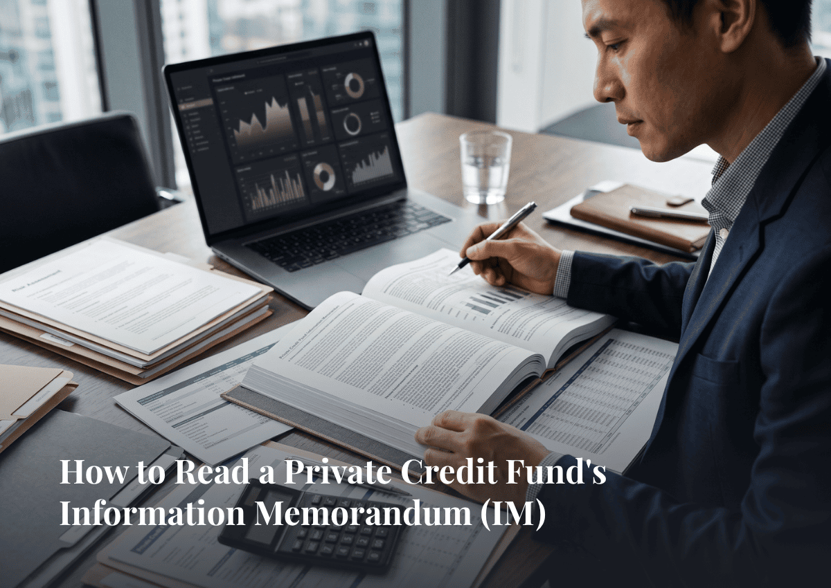 How to Read a Private Credit Fund’s Information Memorandum (IM)