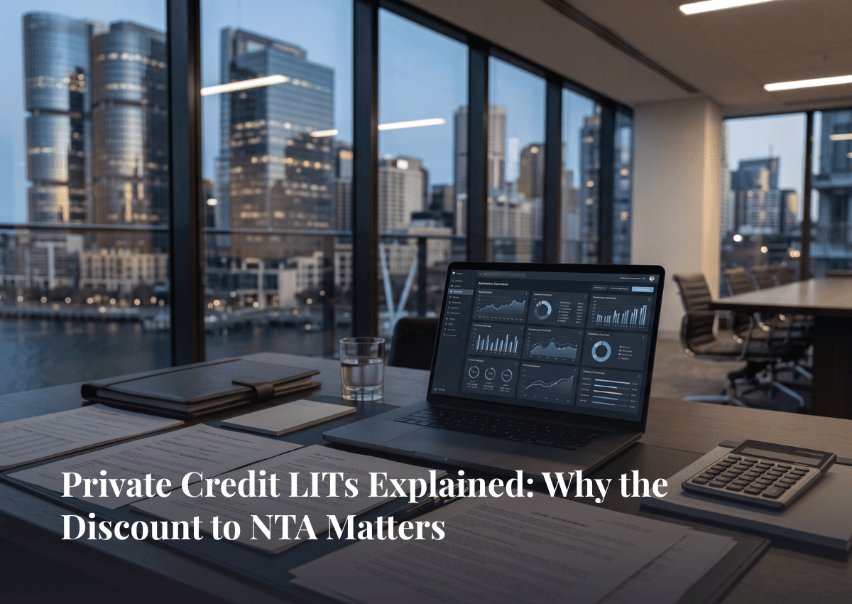 Private Credit LITs Explained: Why the Discount to NTA Matters